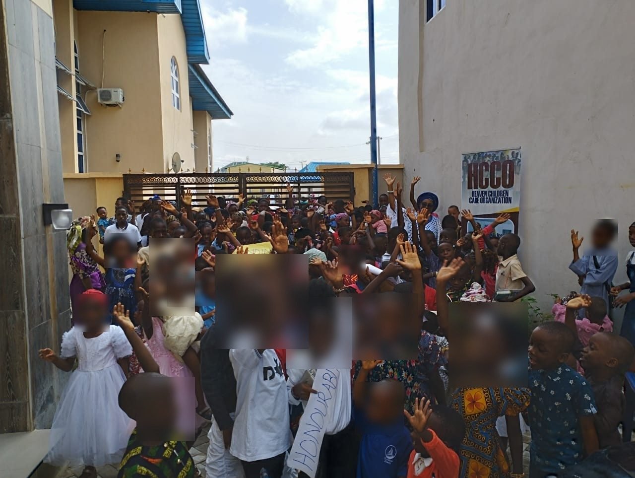 A large group of children at an HCCO gathering